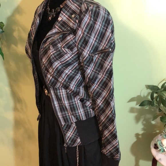 H&M Plaid Jacket size 4 - Picture 5 of 16